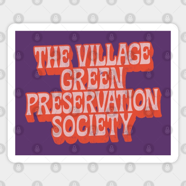 The Village Green Preservation Society Magnet by DankFutura